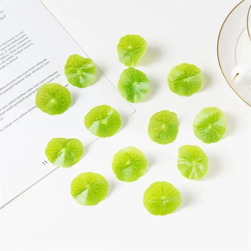 Artificial Green Lotus Leaves 50/100 Pcs – Wedding Party Decor