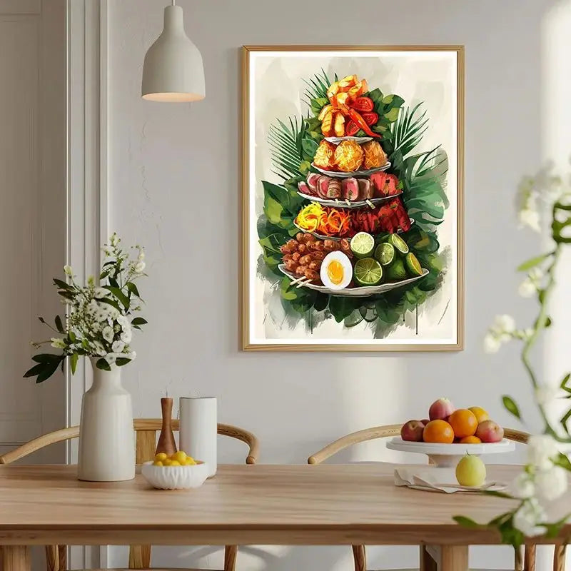 Philippines Street Food Canvas Wall Art | Unframed Poster