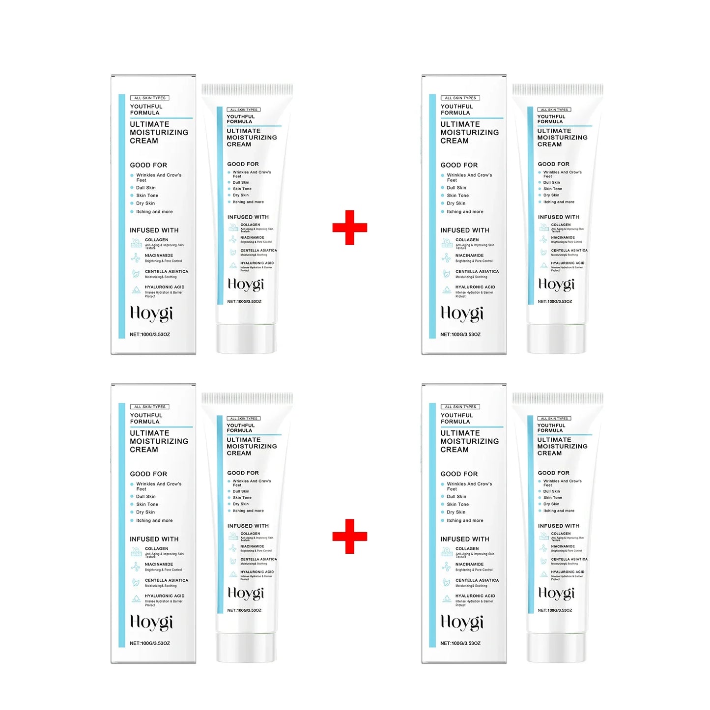 Hoygi Centella Moisturizing Cream – Hyaluronic Acid Skin Repair