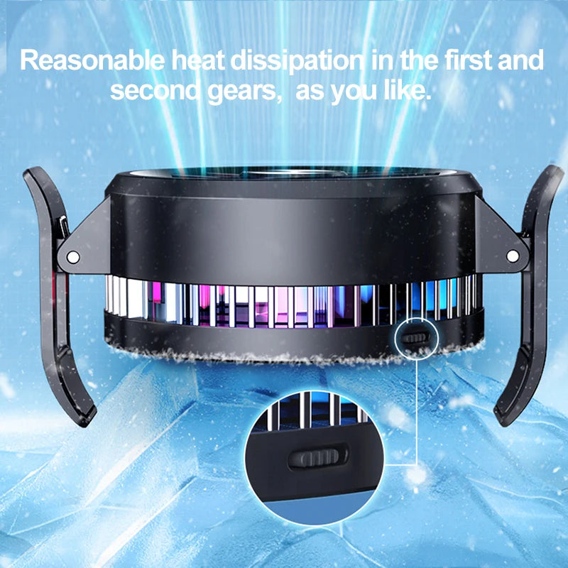 Processor Cooler For Mobile Phone Radiator Phone Cooler Fan Cell Cooling Plate Cooler Gamer For Cell Phone Cooler Cellular Fan Peaceful Pleasures Health and Wellness