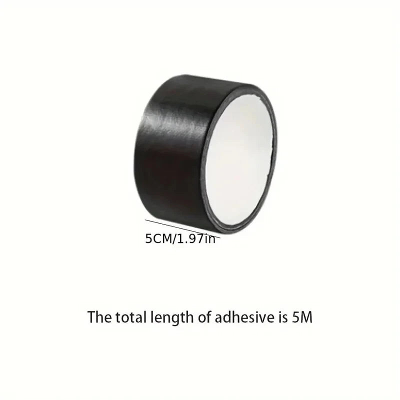 Black Cloth Leather Repair Tape – Waterproof & Wear-Resistant