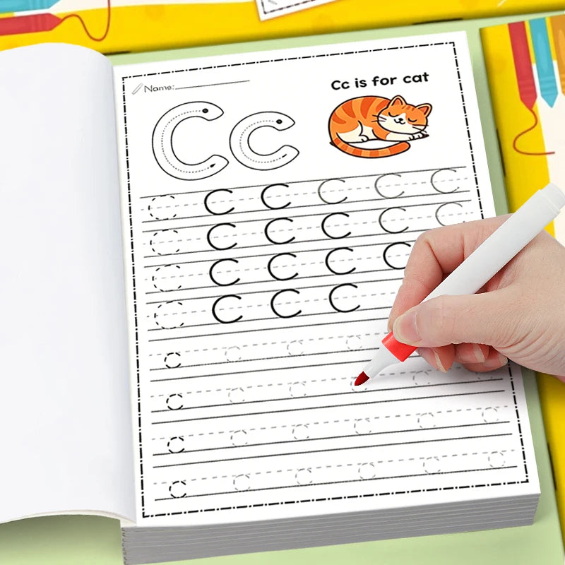 Alphabet Practice Book Beginners Aged 3 Above Contains High-quality