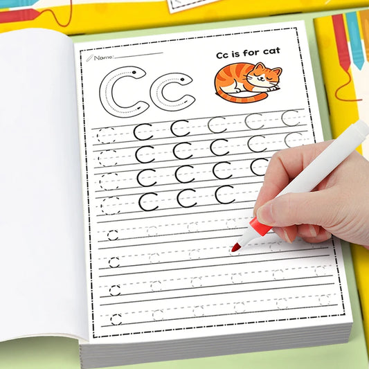 Workbook Containing Letters A-z Designed Specifically Learning Offers Peaceful Pleasures Health and Wellness