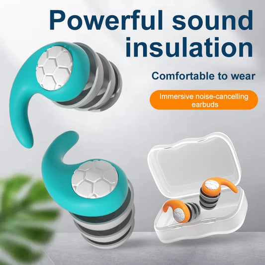Soft Foam Sleeping Ear Plugs – Noise Reduction & Waterproof Sleeping Ear Plugs Peaceful Pleasures Health and Wellness