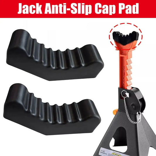 Universal Car Slotted Lift Jack Stand Rubber Pad Floor Adapter Frame Rail Pinch Lifting Repair Tools Safety Grip Pads 3Ton 6Ton Peaceful Pleasures Health and Wellness