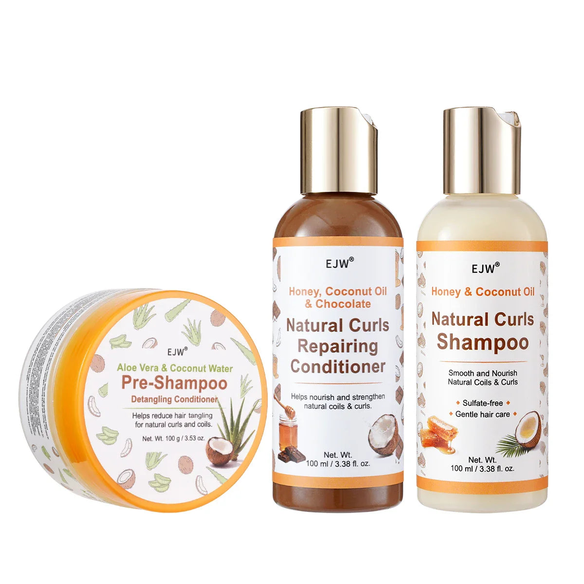 Pre-Shampoo Detangler with Aloe & Coconut | Pre-Poo Treatment