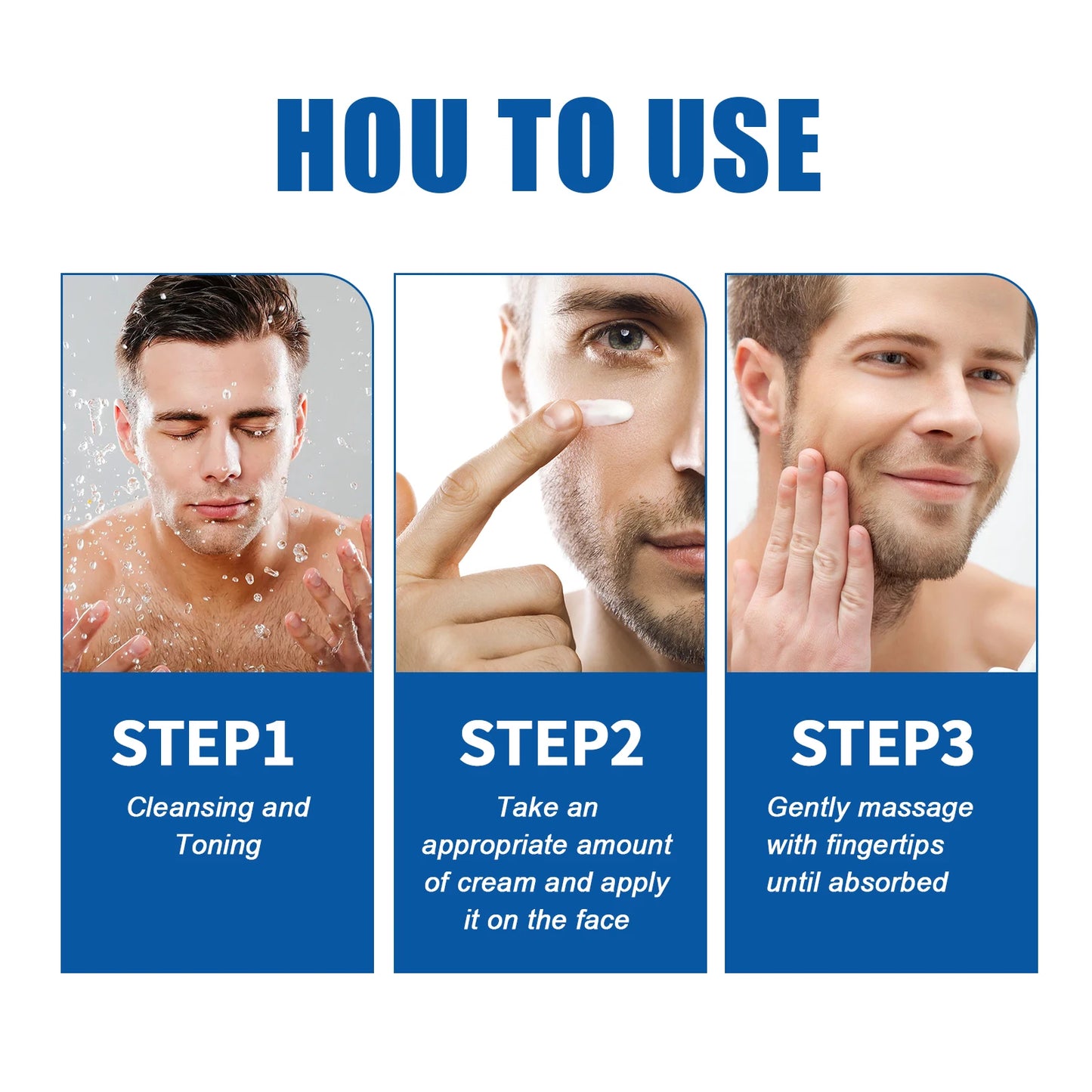 Men's Multi-Action Face Cream | Nicotinamide & Hyaluronic Acid