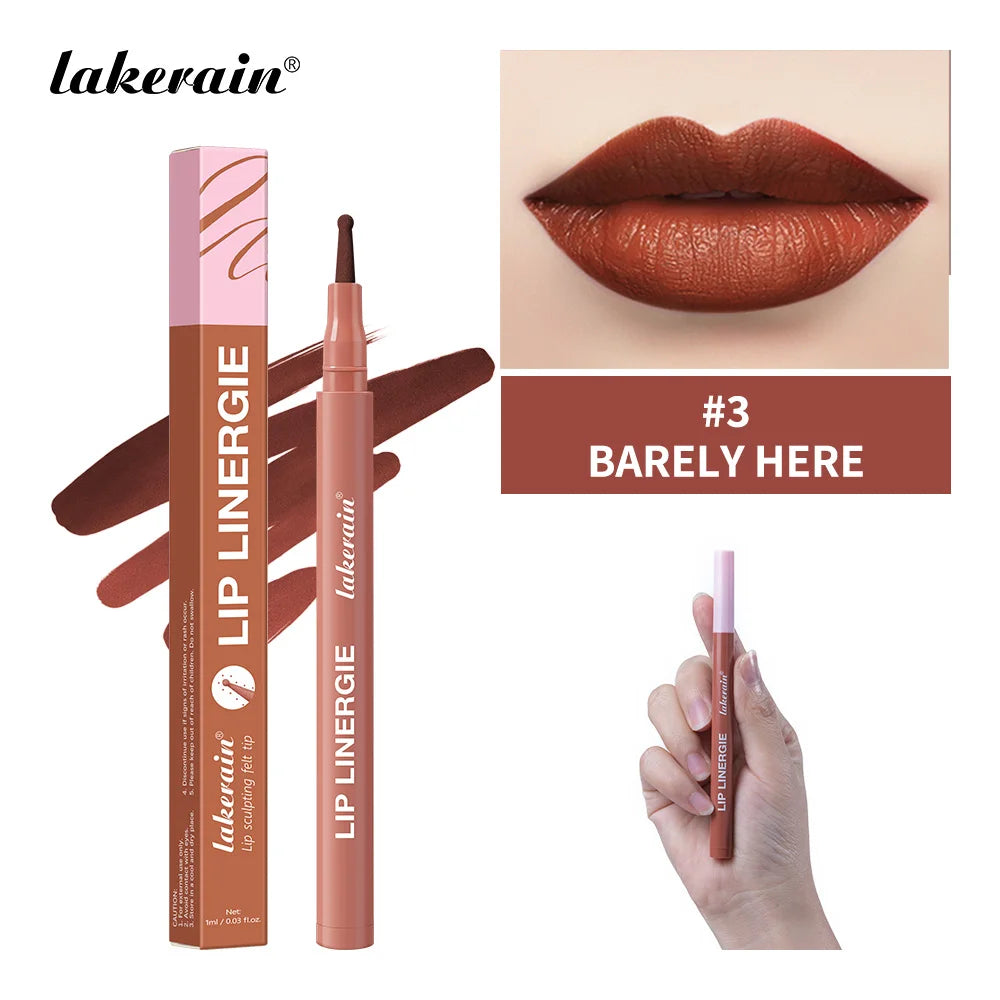 2-in-1 Dual-Tip Lip Contour Stain Pen | Smudge-Proof & Moisturizing