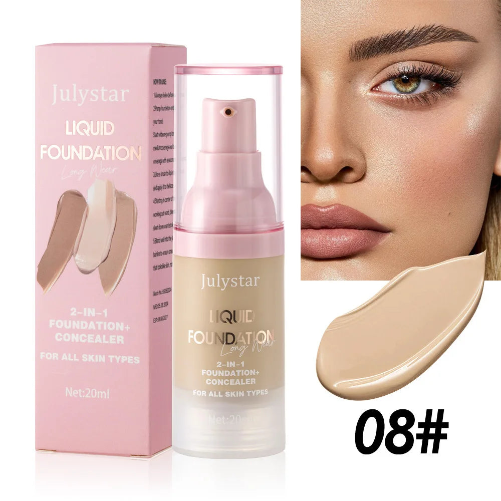 High Coverage Waterproof BB Cream Foundation – Oil Control 20ml