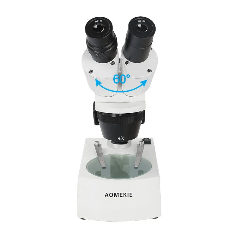 Binocular Stereoscopic Microscope Electronic Industry High Magnification Portable Medical Anatomy Surgery Gemstone Peaceful Pleasures Health and Wellness 20x 40x