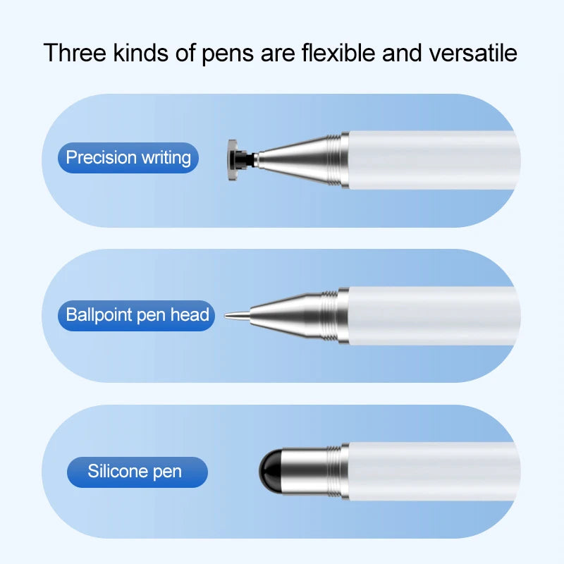 3-in-1 Capacitive Stylus For Touch Screen Stylus Pen For Tablet Touch Pen For Cell Phone Universal Capacitive Pencil For Phone Peaceful Pleasures Health and Wellness