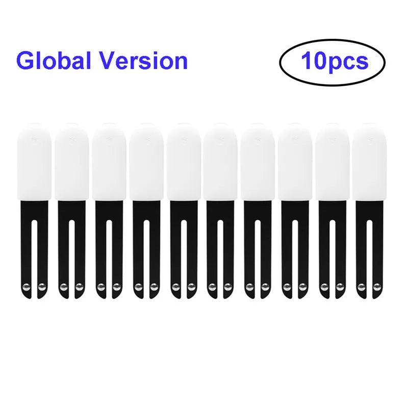 HHCC Flora Monitor Flower Care Plant Sensor Grass Soil Water Fertility Smart Tester Flower Gardening Detector For XiaoMi Mijia Peaceful Pleasures Health and Wellness White 10 Pcs