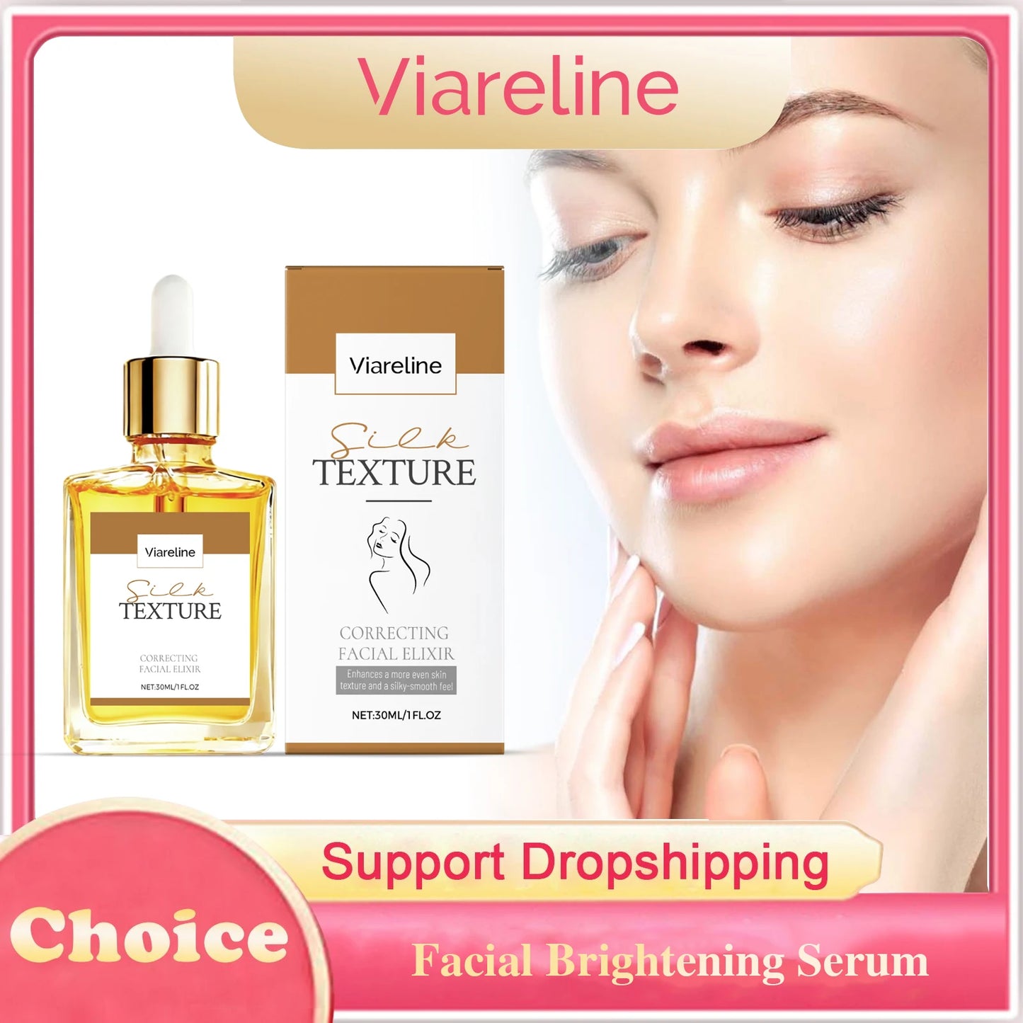 Viareline Brightening Serum – Fade Dark Spots & Even Skin Tone