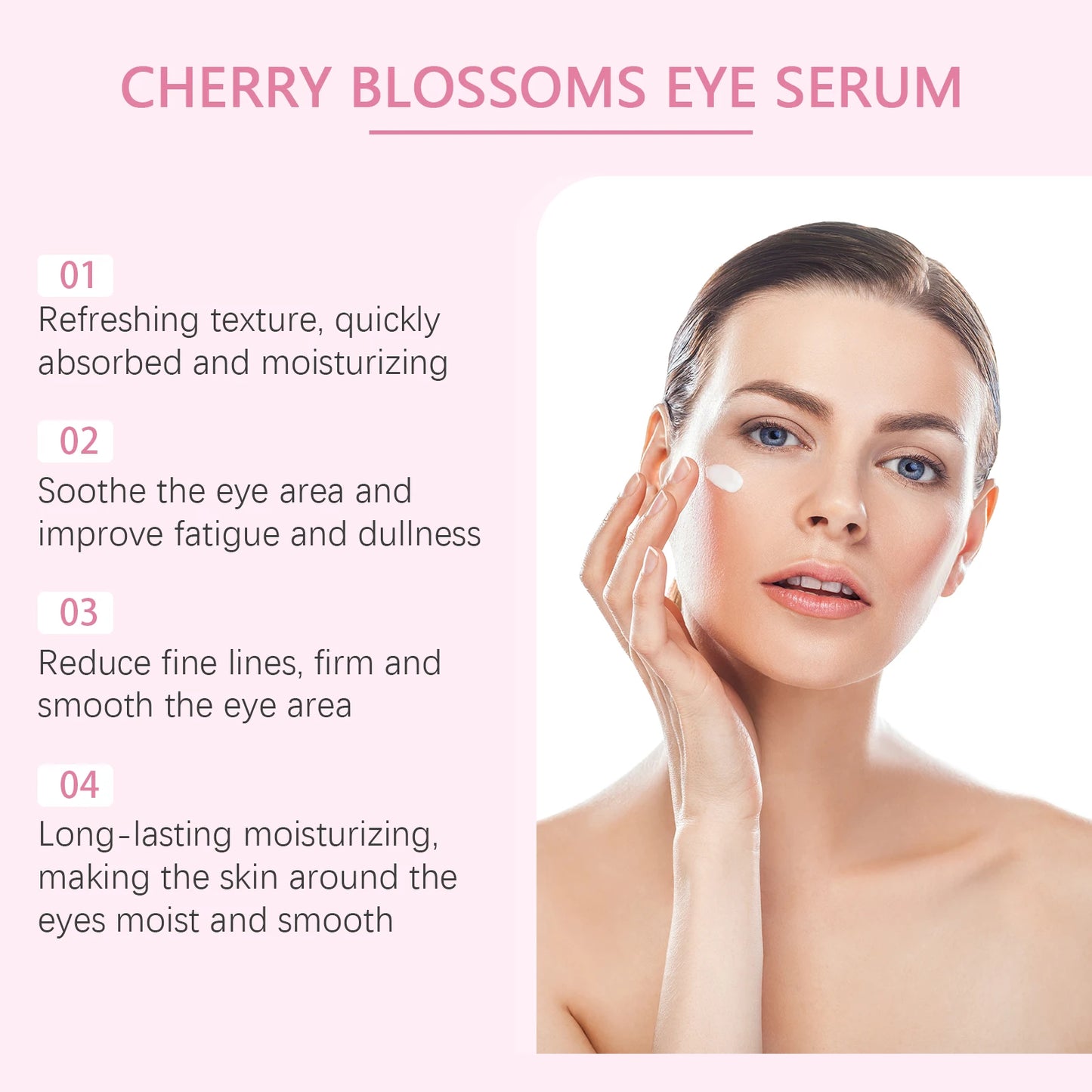 Sakura Eye Serum for Dark Circles & Puffiness Peaceful Pleasures Health and Wellness