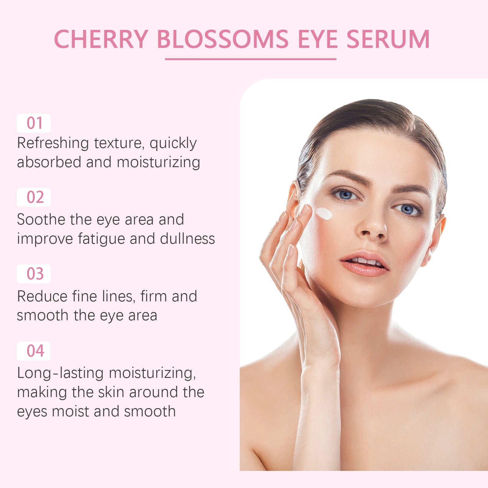 Sakura Eye Serum for Dark Circles & Puffiness Peaceful Pleasures Health and Wellness
