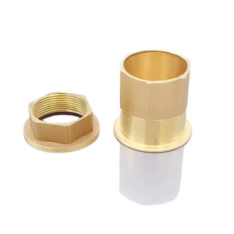 Brass Faucet Base Nut & Pipe Connector – Kitchen & Bathroom