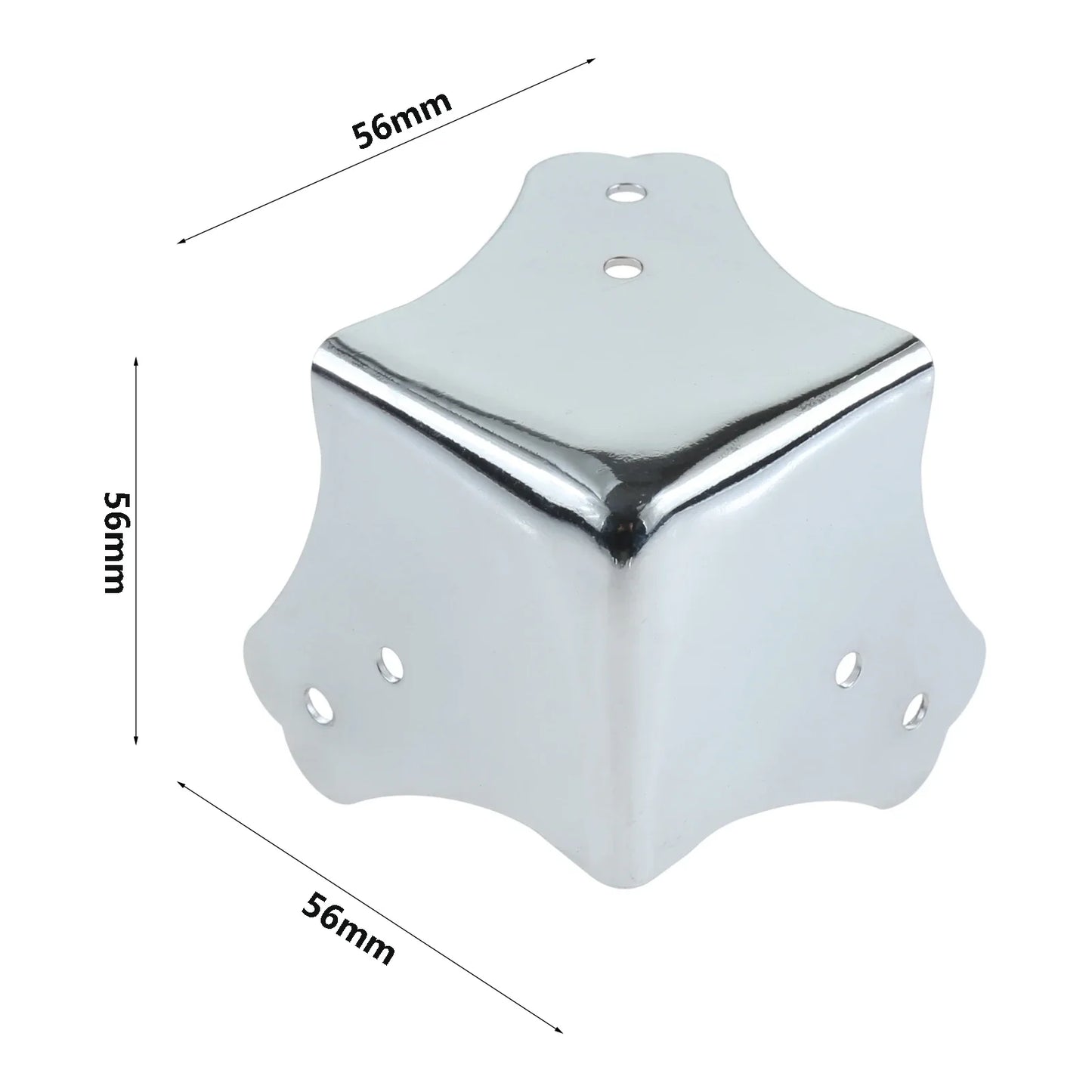 Metal Corner Protectors for Flight Cases & Speaker Cabinets – 4pk