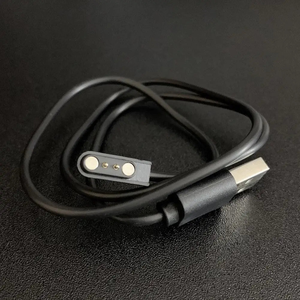 Universal Smartwatch Magnetic Charging Cable – 2-Pin USB Dock (2.84mm / 4mm / 7.62mm) Peaceful Pleasures Health and Wellness
