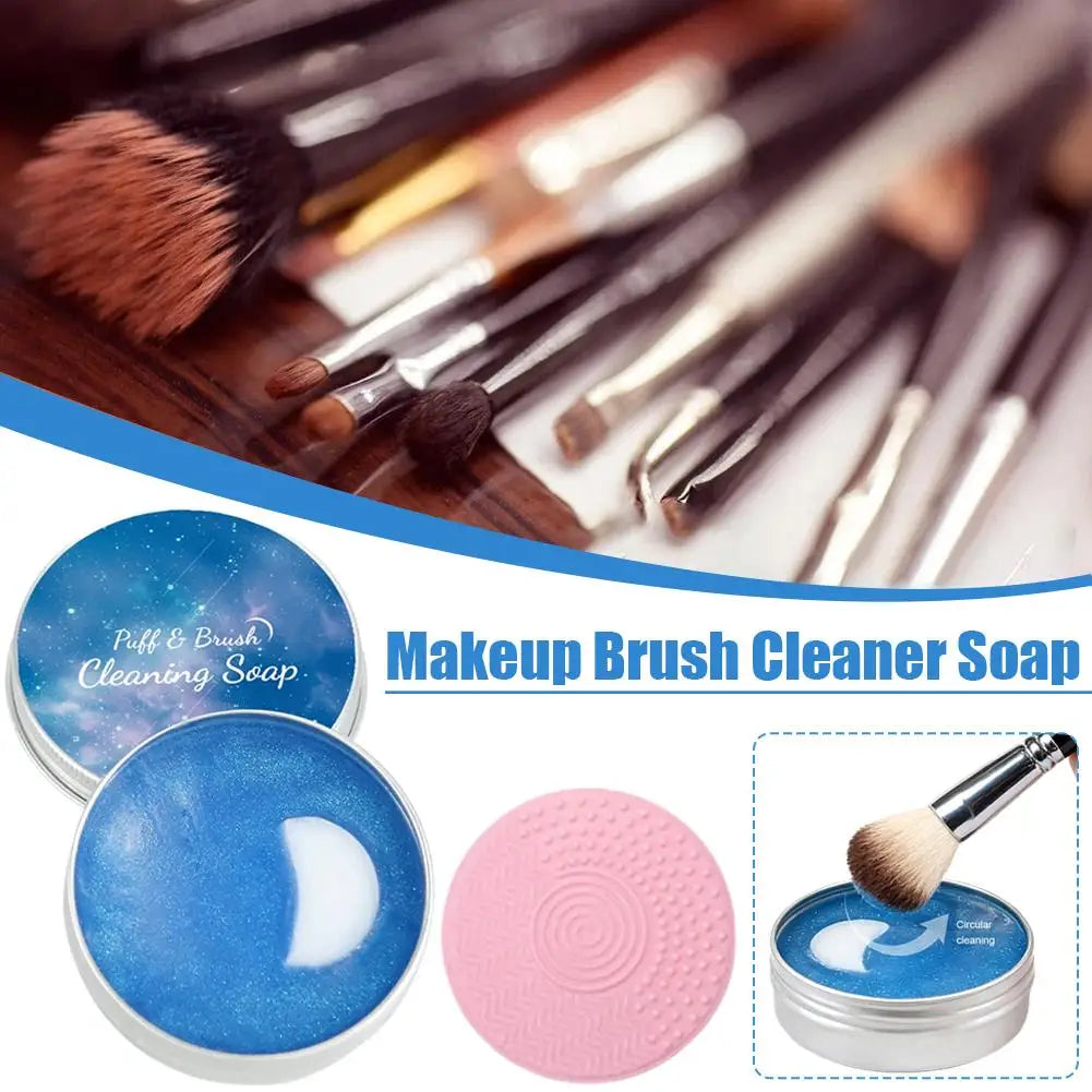 Makeup Brush Cleaner Soap with Silicone Mat – 60g/100g Peaceful Pleasures Health and Wellness