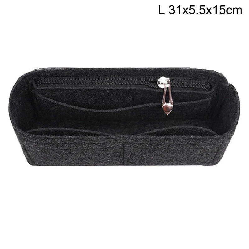 Felt Handbag Organizer Insert – Multi-Pocket Bag Liner