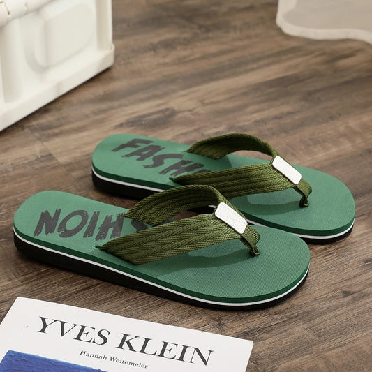 Men's EVA Flip Flop Slippers | Non-Slip Beach Sandals Men's Flip Flops Peaceful Pleasures Health and Wellness A 40