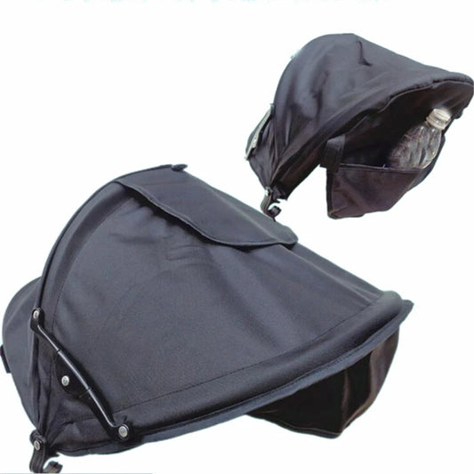 Baby Stroller Sunshield Shade Protection Hood Canopy Cover Prams Stroller Accessories Visor Sitting and Lying Shade Peaceful Pleasures Health and Wellness