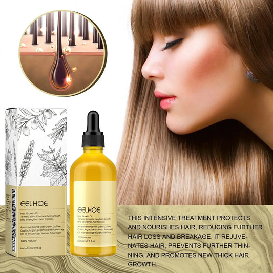 EELHOE Rosemary Essential Oil – Hair Growth & Scalp Care 60ml Rosemary Hair Oil Peaceful Pleasures Health and Wellness