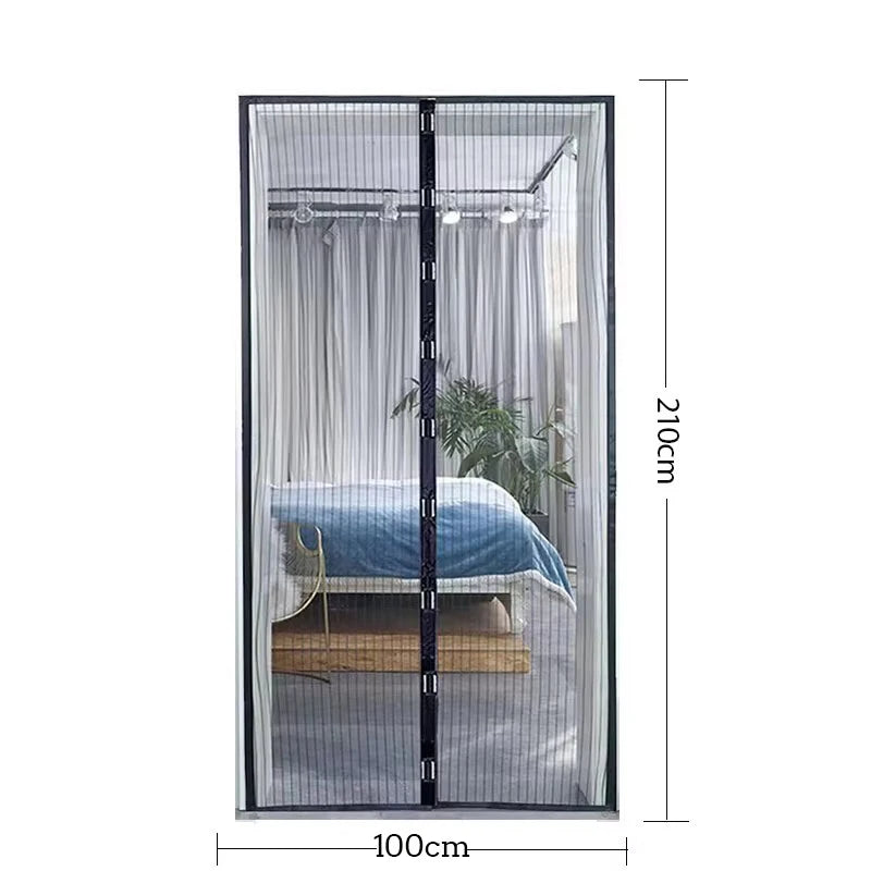 Magnetic Auto-Close Door Mesh Screen | Bug & Insect Curtain