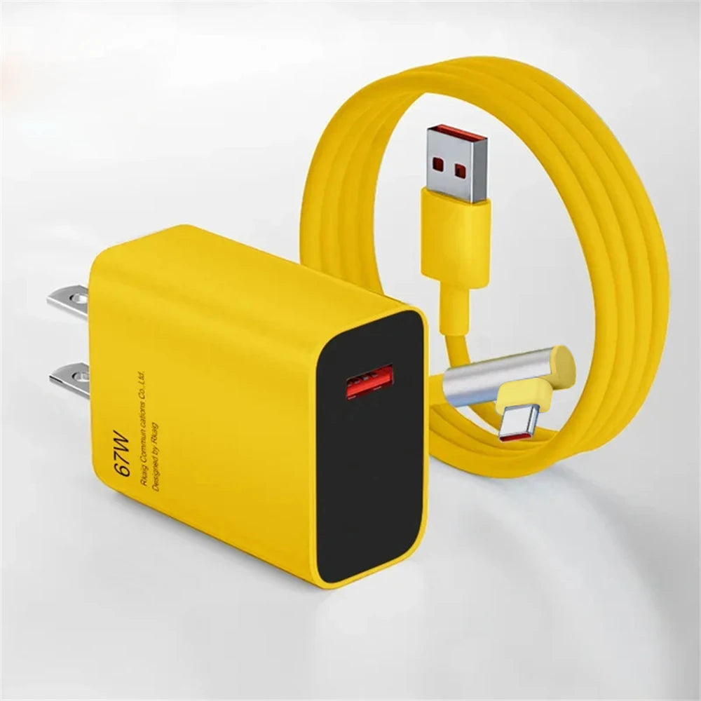 67W USB-C Fast Charger for Xiaomi Redmi – QC3.0 Adapter