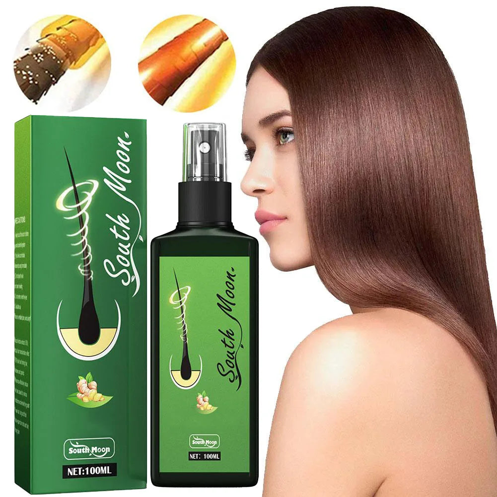 100ml Ginger Hair Care Spray Product Natural Hair Care Serum Nourish Damaged Hair Care Products Beauty Health Peaceful Pleasures Health and Wellness
