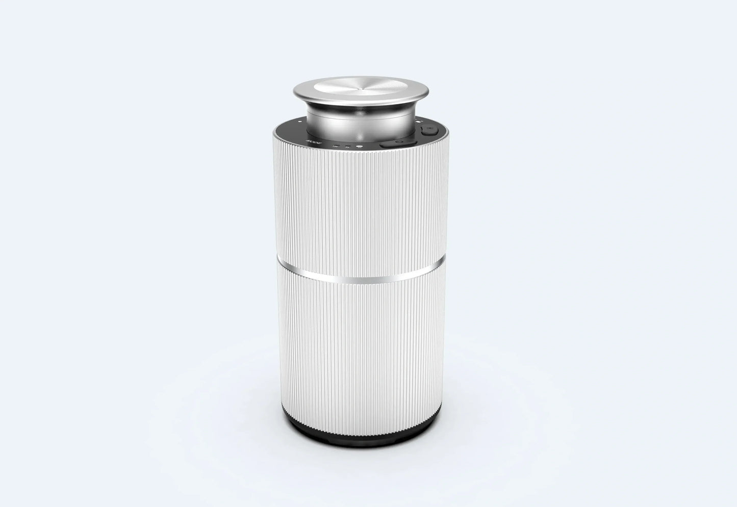 Car Air Freshener Waterless Essential Oil Diffuser Auto ON/Off Electric USB Rechargeable 10ML Scent Aroma Diffuser for Car Peaceful Pleasures Health and Wellness Silver