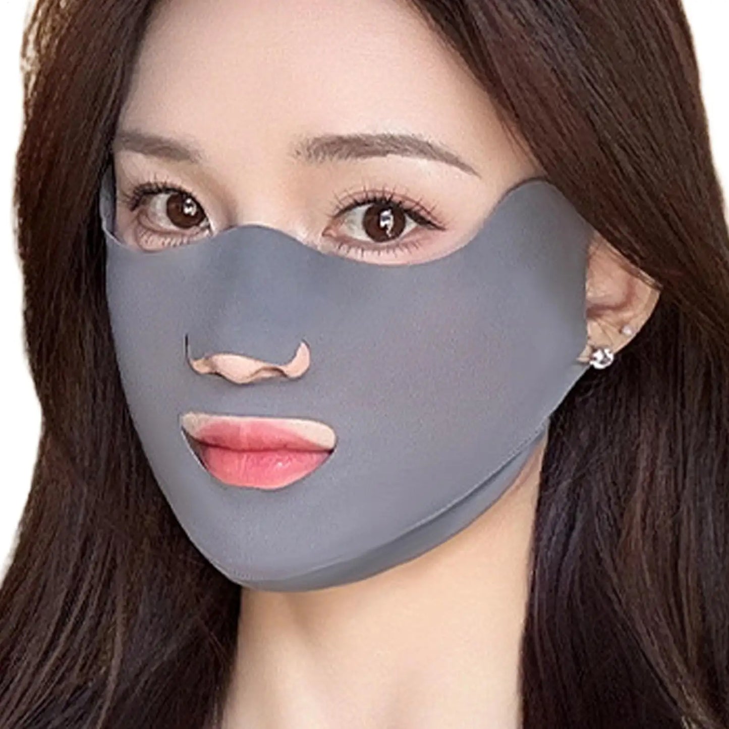 UPF50+ Ice Silk Sun Protection Face Cover | Outdoor UV Mask