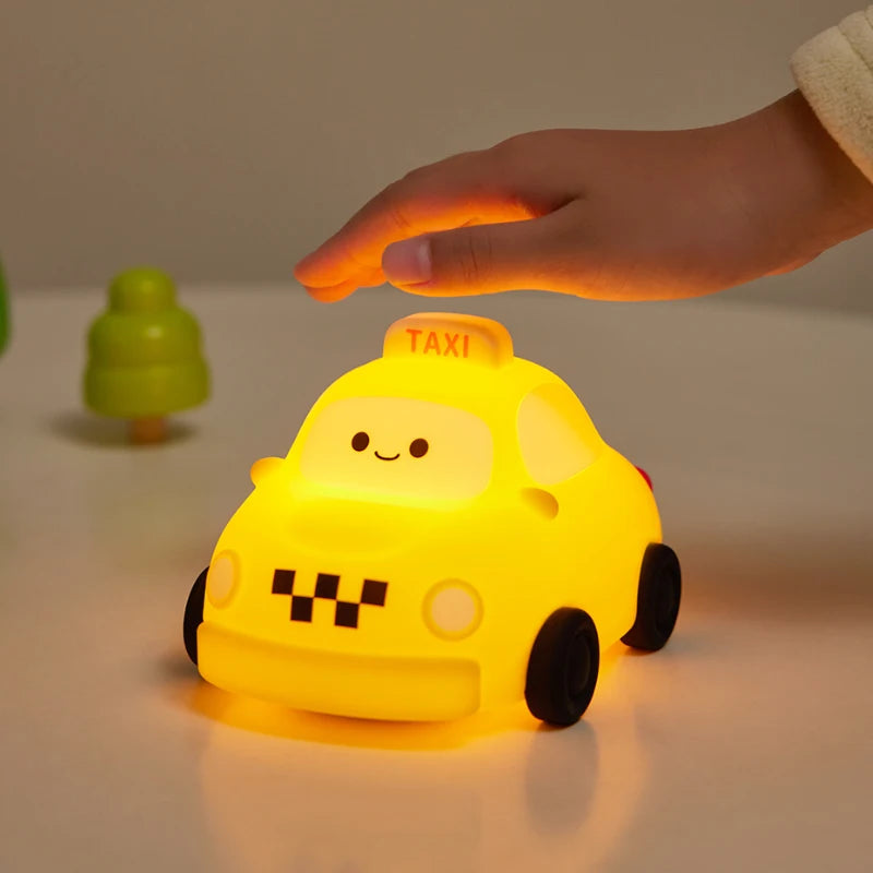 Cute Panda Silicone Patting Lamp Rechargeable Timing LED Night Light For Bedroom Bedside Room Decoration Kids Boys Birthday Gift Peaceful Pleasures Health and Wellness Car Taxi Light