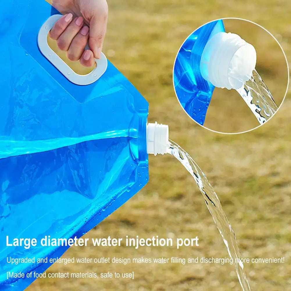 Foldable Camping Water Bag 5L/10L – Portable Outdoor Container
