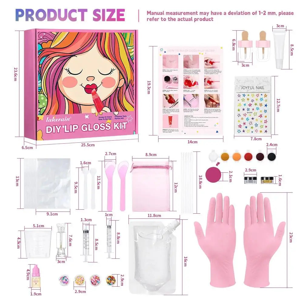 Kids DIY Lip Gloss Making Kit – Fun Creative Makeup Gift Set