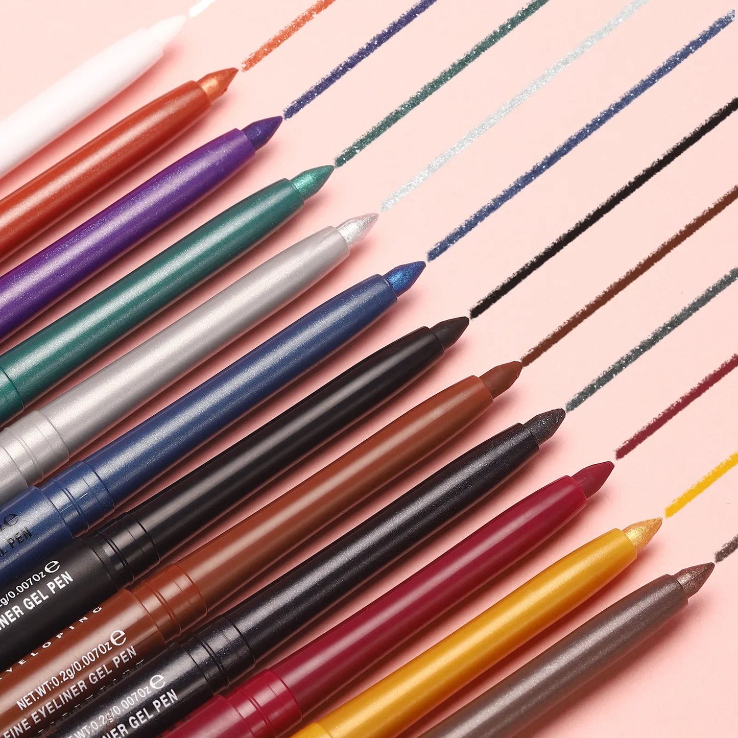 2-in-1 Waterproof Eyeliner & Eye Shadow Pencil | 12 Colors