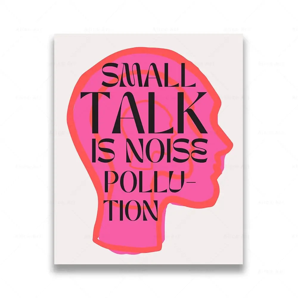 Scandinavian Distorted Reality Canvas Wall Art Print | Unframed