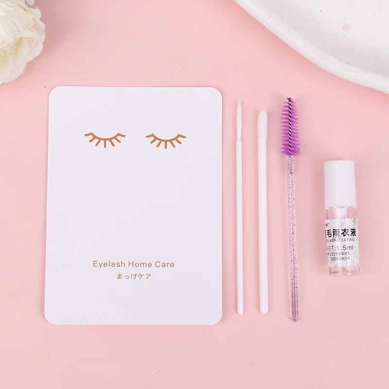 1.5ML False Eyelash Glue Primer W Eyelash Brush Waterproof Long Lasting Quick Dry Extension Easy Remover Eyelash Glue Peaceful Pleasures Health and Wellness