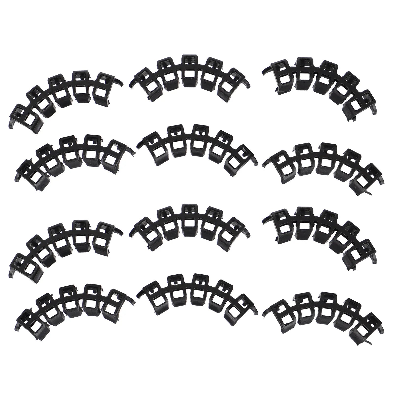 100Pcs Tomato Clamp Plant Support Clips Easy Fasten Tomato Cucumber Vine Vegetables Growing Gardening Tool Plastic Holder Plant Peaceful Pleasures Health and Wellness Default Title
