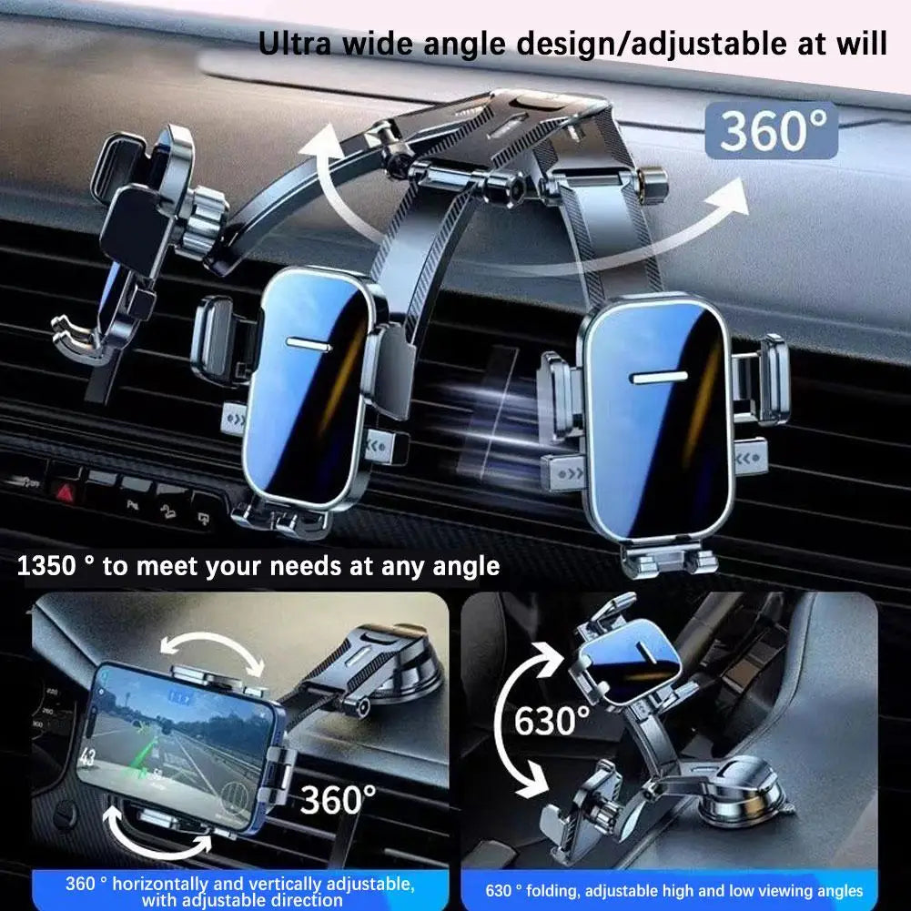 Universal Car suction cup mobile phone holder for New Energy Vehicles Air Vent Navigation Stand Mobile Phone Car Accessories Peaceful Pleasures Health and Wellness