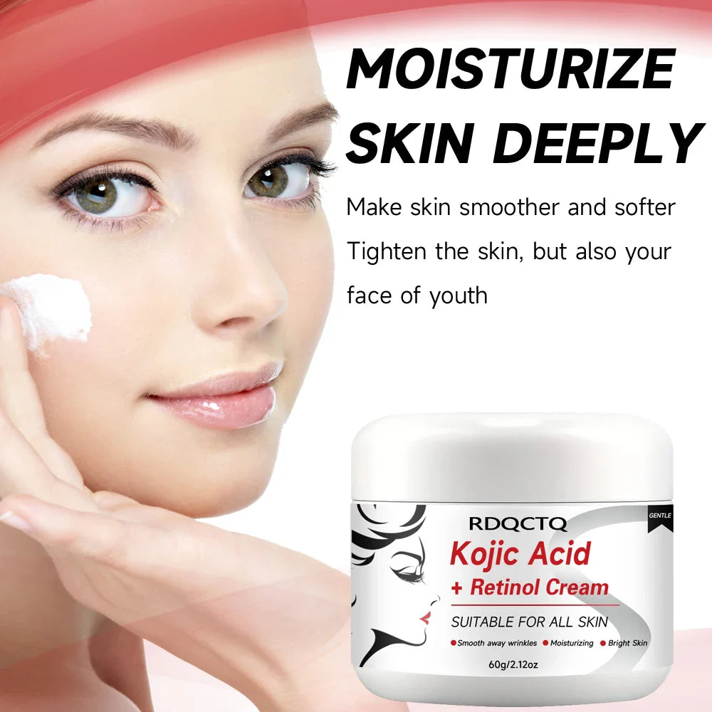 Kojic Acid & Retinol Face Cream – Daily Moisturizer 30/60g