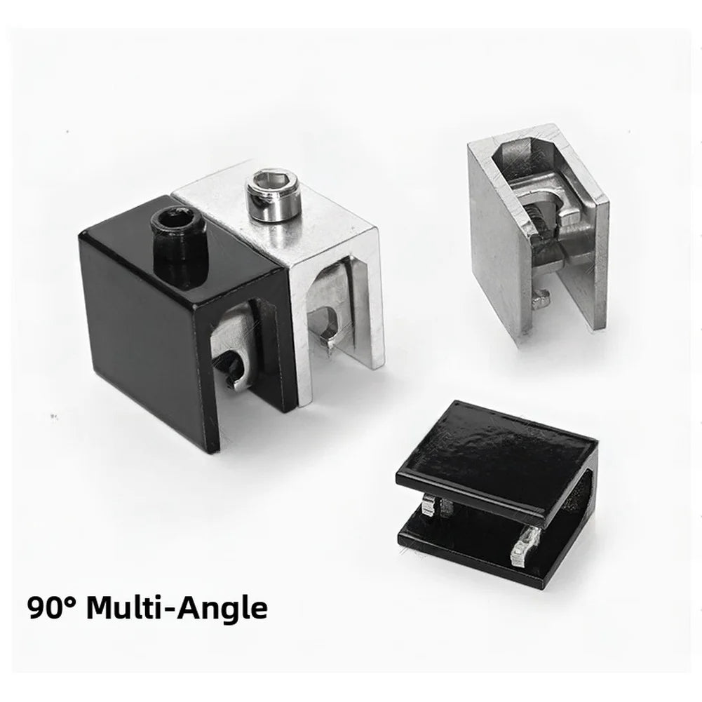 Aluminum Latch Window Track Lock Safety Screw Mounting System Easy