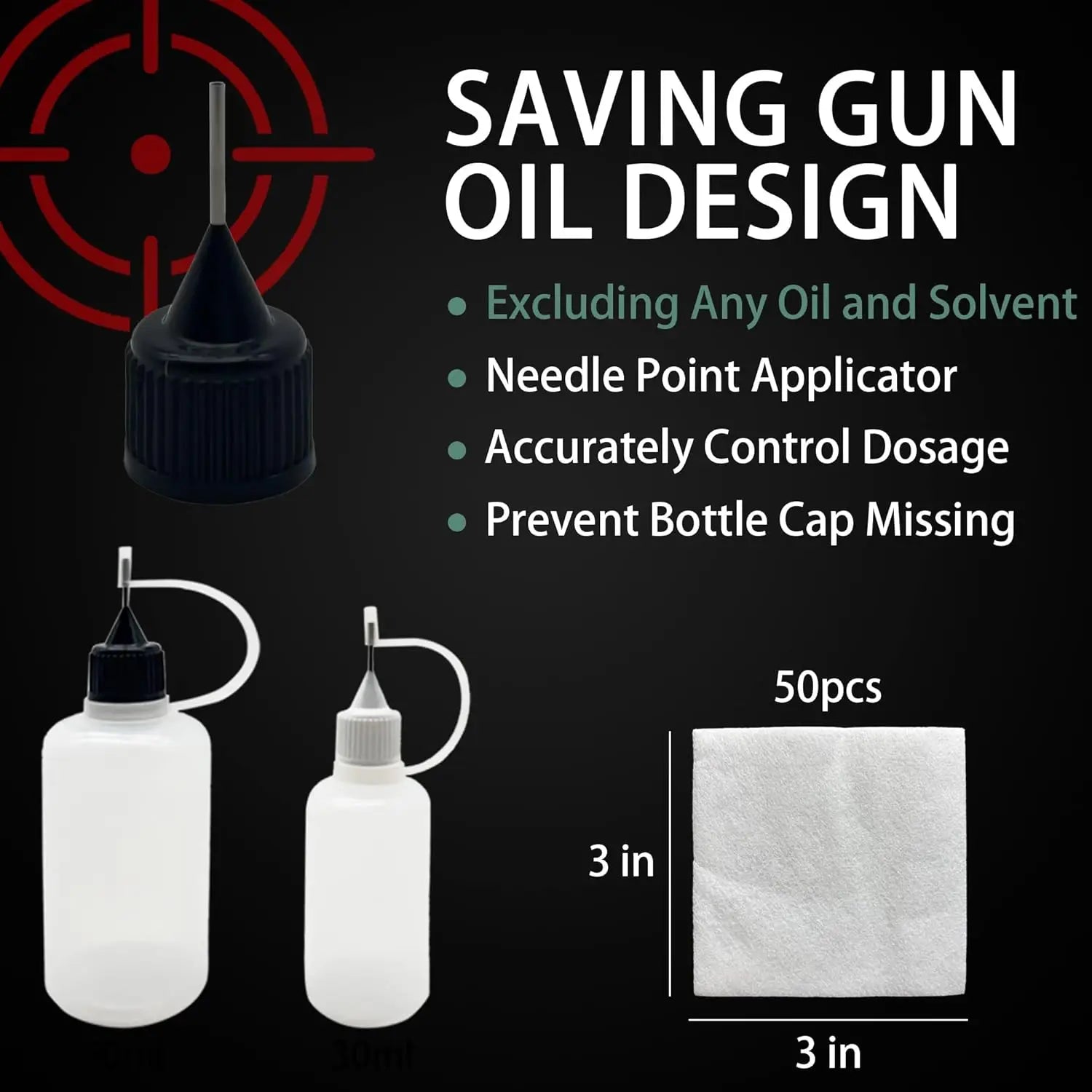Universal Gun Cleaning Kit with Brass Rods Handgun Firearm Cleaner Tool Hunting Accessories Glock19 M16 Ar15 Hunting Accessories Peaceful Pleasures Health and Wellness