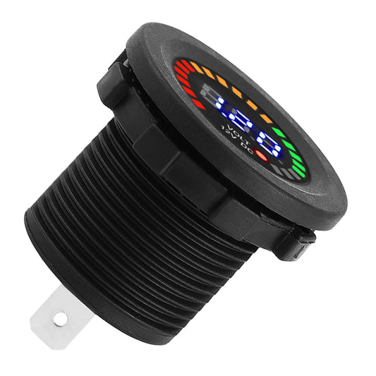 12V Waterproof LED Digital Voltmeter | Motorcycle & Car Digital Voltmeter Gauge Peaceful Pleasures Health and Wellness Default Title