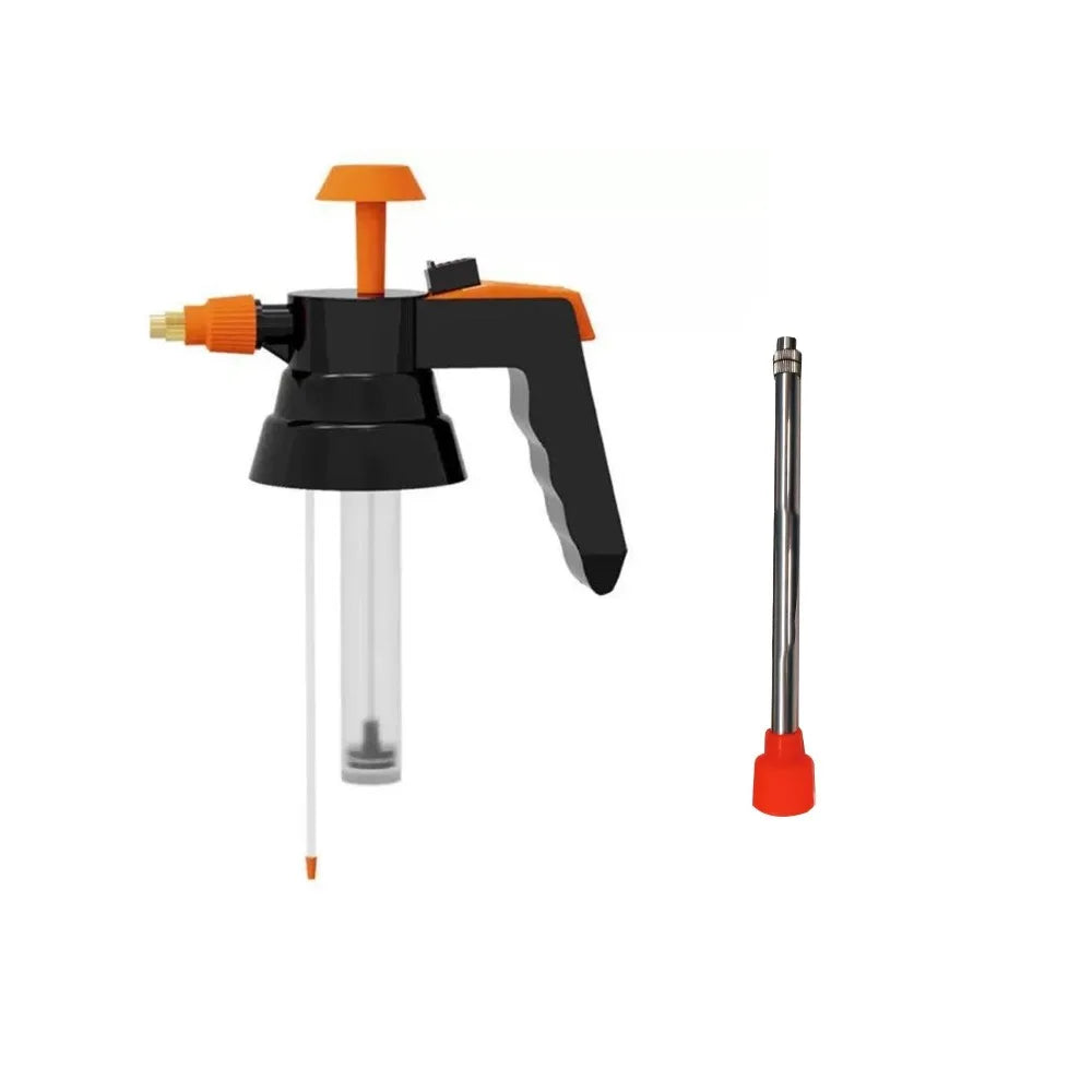 3/2L Hand Pressure Sprayer Spray Bottle Garden Sprayer Head & Metal Extended Nozzle for Watering Cleaning Disinfection Sprayers Peaceful Pleasures Health and Wellness 1 Set