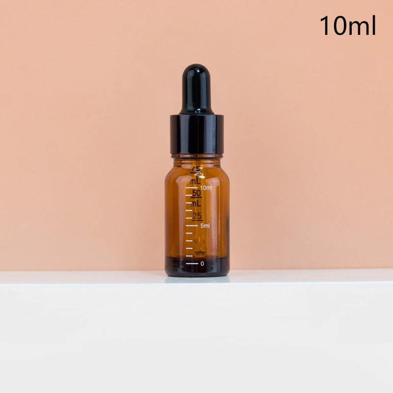 Amber Glass Dropper Bottles 5ml–100ml | Refillable & Travel