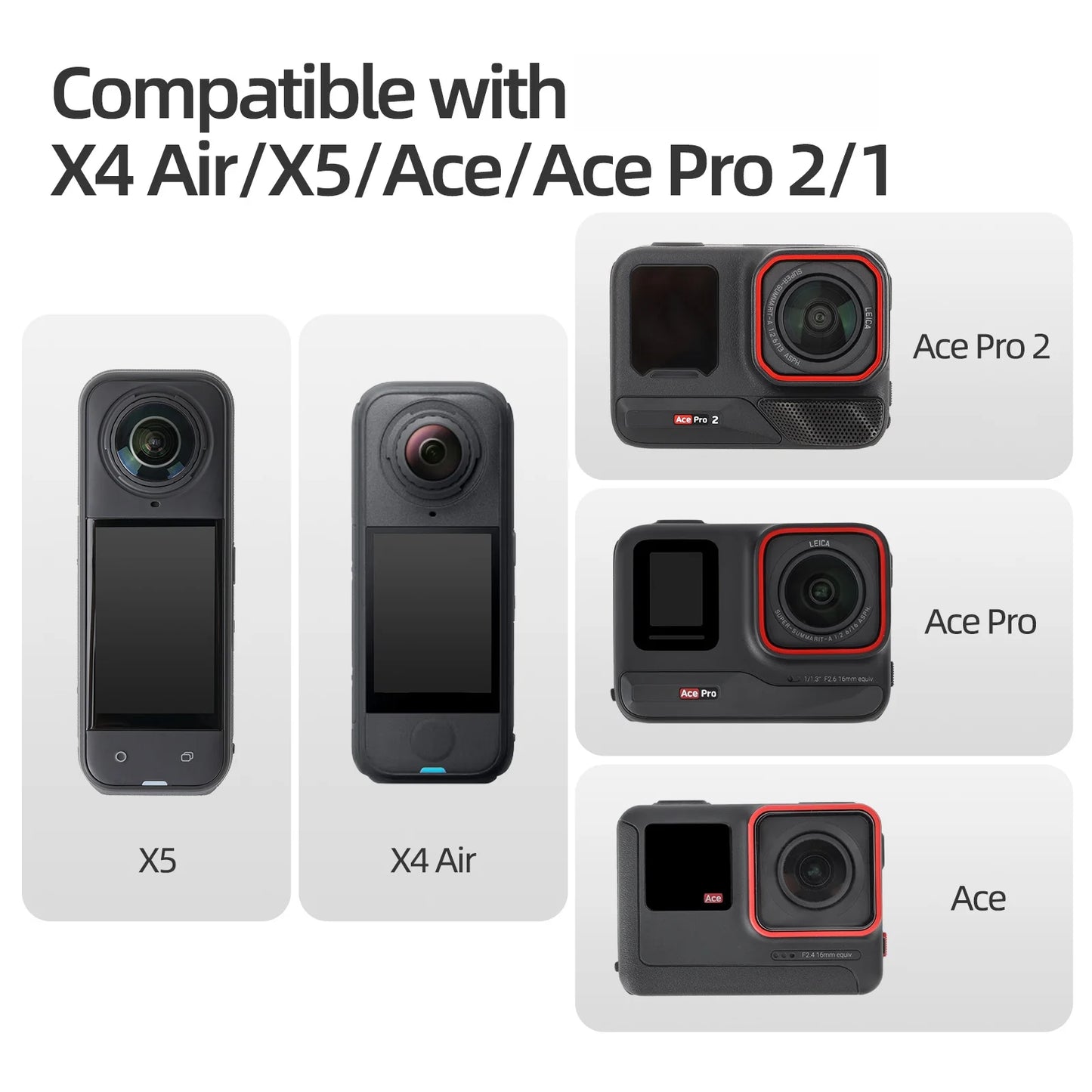 Anti-Slip For Insta360 X4 Air/X5 Adjustable Magnetic Adapter/Ace/Pro 2/1 Quick-Release Accessories Peaceful Pleasures Health and Wellness