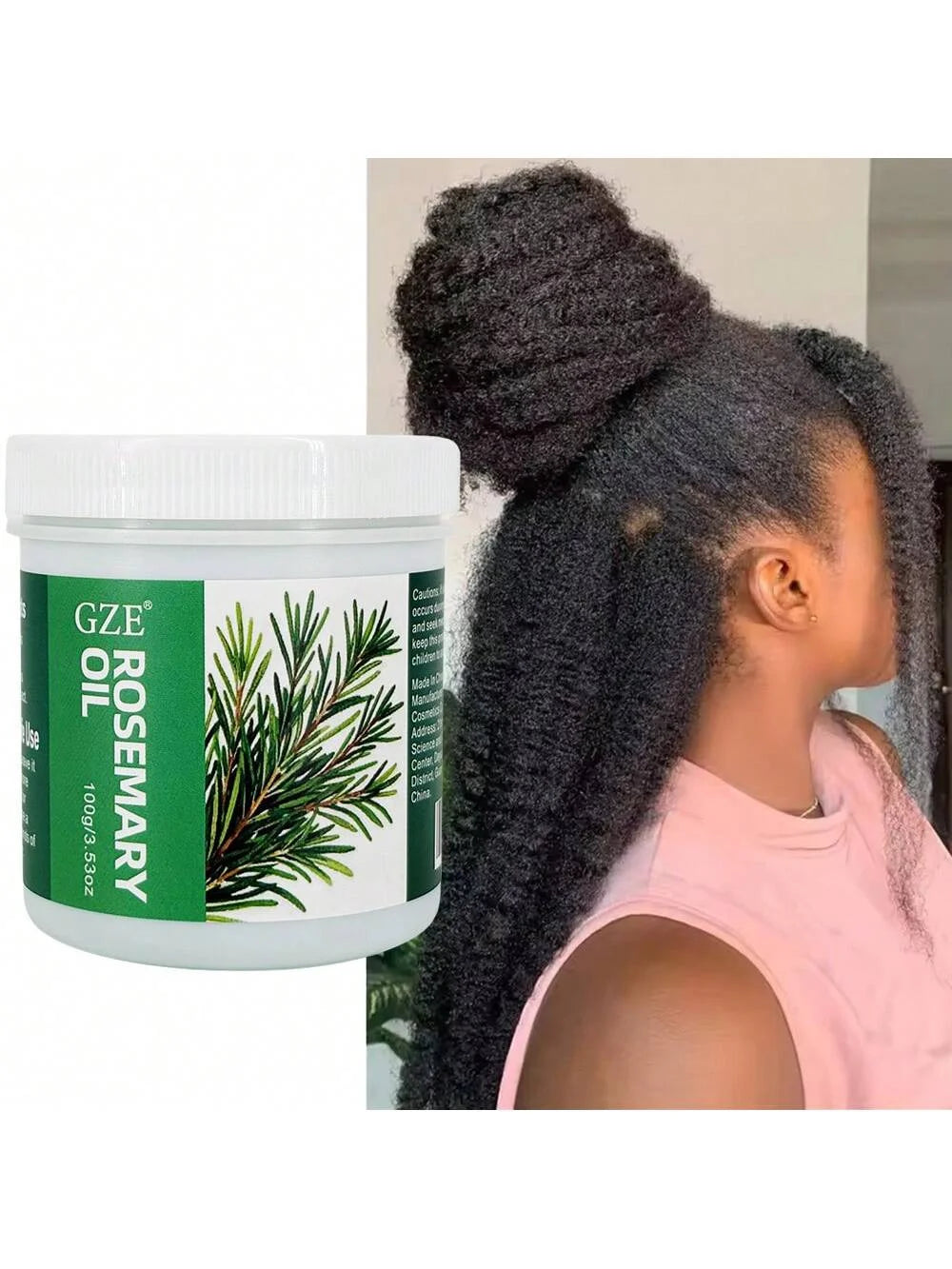 GZE Organic Rosemary Oil Hair Conditioner – Moisturizing & Strengthening Rosemary Hair Conditioner Peaceful Pleasures Health and Wellness
