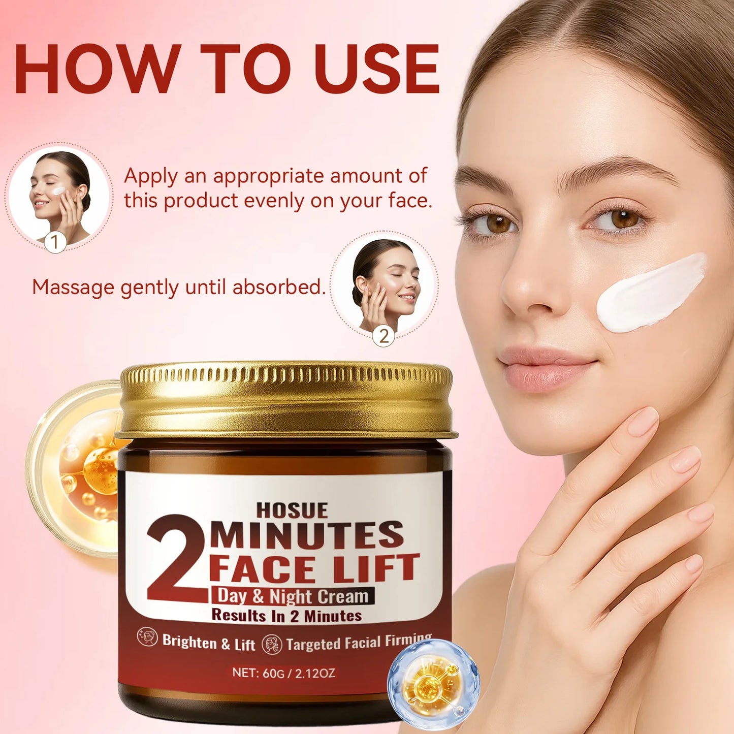 Retinol & Hyaluronic Acid Firming Day & Night Face Cream 60g