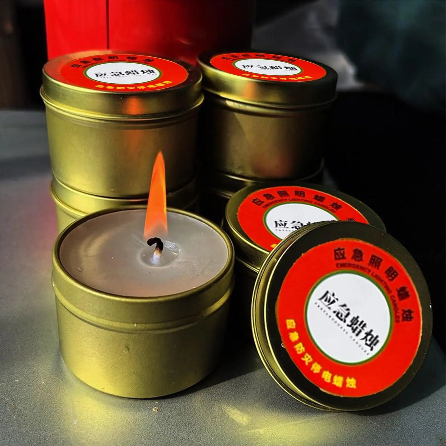 Emergency Survival Candles Windproof 10-Pack | Power Outage